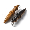 Natural Tiger Eye Pendants G-C187-02A-2
