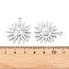 304 Stainless Steel Pendants STAS-T065-08P-3
