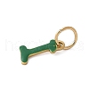 304 Stainless Steel Enamel Charms STAS-G353-01G-I-2