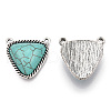 Synthetic Turquoise Pendants FIND-TADZ0001-11AS-2