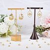 Beebeecraft 10Pairs Brass Stud Earring Findings KK-BBC0011-31-4