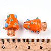 Handmade Lampwork Bumpy Beads LAMP-T022-02A-09-3
