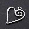 Non-Tarnish 201 Stainless Steel Pendants STAS-T054-JN770-1-2