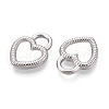 304 Stainless Steel Pendant Cabochon Settings STAS-T065-87P-2