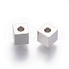 202 Stainless Steel Beads X-STAS-F205-06P-C-1