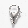 Tarnish Resistant Polished 316 Surgical Stainless Steel Lobster Claw Clasps STAS-Z013-06E-1