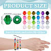   5800~6240Pcs 24 Colors Transparent Acrylic Beads TACR-PH0001-58-2