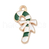 Christmas Theme Alloy Enamel Pendants ENAM-K074-02D-02-1