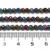 Natural Red Corundum/Ruby and Sapphire Beads Strands G-G161-A19-05-5