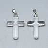Watermelon Stone Glass Pendants G-T122-18L-2