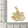 Brass Micro Pave Cubic Zirconia Pendants KK-Z042-18G-03-3
