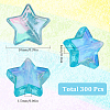 SUNNYCLUE 300Pcs Eco-Friendly Transparent Acrylic Beads OACR-SC0001-26-2