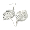 Non-Tarnish Leaf 304 Stainless Steel Dangle Earrings EJEW-G400-15P-2
