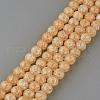 Synthetic Crackle Quartz Beads Strands GLAA-S134-6mm-07-2
