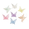 Transparent Acrylic Iridescent Beads OACR-D308-01-1