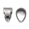 Tarnish Resistant 304 Stainless Steel Snap on Bails STAS-R065-34-2