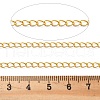 Brass Curb Chains KK-P304-02A-G-2
