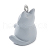 Opaque Resin Pendants RESI-Z014-01B-2
