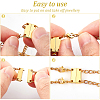 BENECREAT 2Pcs 2 Styles 2 and 3 Strands Alloy Magnetic Clasps Converter FIND-BC0002-80-4