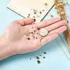 Brass Crimp Beads Covers KK-TA0007-81-6