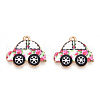Printed Alloy Pendants ENAM-N056-223G-2