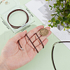 Beebeecraft 2Pcs Braided Round Leather Cord Necklace Making NJEW-BBC0001-19A-02-3