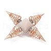 Rose Gold Brass Spritual Energy Generator DJEW-P003-01RG-4
