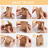 Hollow House Shaped Kraft Paper Candy Boxes CON-WH0105-12-4