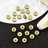 Brass Grade A Rhinestone Spacer Beads RSB035NF-10G-4