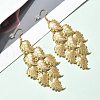 304 Stainless Steel Dangle Earrings EJEW-S253-07A-G-3