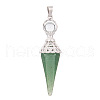 Natural Green Aventurine Pendants PW-WG6405D-02-1