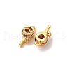 Brass Micro Pave Cubic Zirconia Pendants KK-K382-25G-01-2