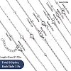 SUNNYCLUE 8Pcs 8 Styles 304 Stainless Steel Chain Necklaces Set NJEW-SC0001-08-2