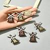 6Pcs 2 Colors Tibetan Style Alloy Pendants FIND-FS0002-56-9