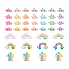 Kissitty 48Pcs 12 Style Resin Pendants RESI-KS0001-10-16