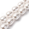 Electroplated Shell Pearl Beads Strands BSHE-H110-01-03-1