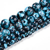 Baking Painted Glass Beads Strands X1-DGLA-N003-4mm-A08-2