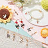Dog & Cat Theme Locking Stitch Markers HJEW-AB00544-5