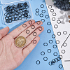 Unicraftale 120Pcs Stainless Steel Split Rings FIND-UN0016-68-2