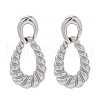 Non-Tarnish 304 Stainless Steel Stud Earrings for Women EJEW-N054-16P-1