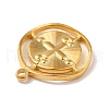 Ion Plating(IP) 304 Stainless Steel Pendants STAS-A066-06G-4