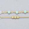 Handmade Brass Curb Chains CHC-I035-02G-09-2