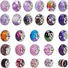 Acrylic & Resin & Polymer Clay Rhinestone European Beads FPDL-NB0001-02C-1