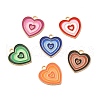 Alloy Enamel Pendants FIND-G055-21G-1