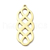 304 Stainless Steel Pendants STAS-D036-08G-1