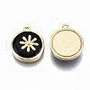 Brass Enamel Pendants KK-R114-15-NF-2