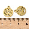 Ion Plating(IP) 304 Stainless Steel Charms STAS-J042-13G-3