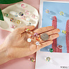 Kissitty 30Pcs 15 Style Transparent Glass Enamel Beads GLAA-KS0001-09-7