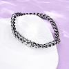 316 Surgical Stainless Steel Wheat Chain Bracelets for Men Women BJEW-Q349-16P-5