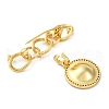 Brass Micro Pave Cubic Zirconia Findings KK-D378-18G-2